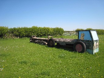 Tractor Jump at Moor Farm Equestrian Centre